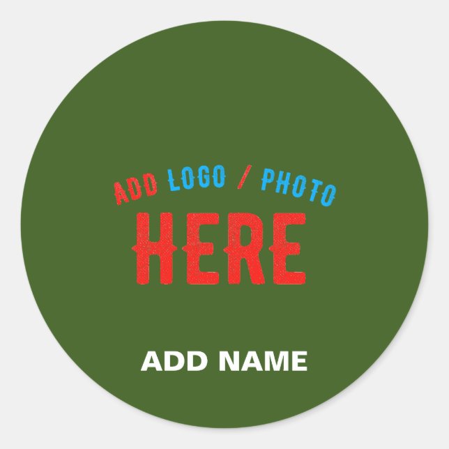 ADESIVO NA MODA MODERNA FLORESTA PERSONALIZADA VERDE MARCA (Frente)