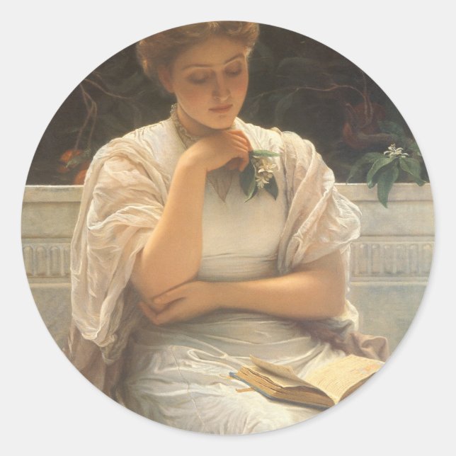 Adesivo Na Orangerie por Charles Edward Perugini (Frente)