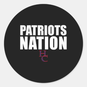 Adesivo Nação De Logotipo Do Condado De Henry Patriots Hs