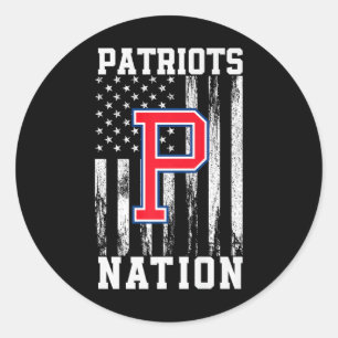 Adesivo Nação De Logotipo Do Portsmouth Patriots Hs