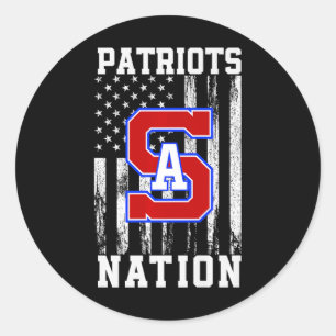 Adesivo Nação De Logotipo Patriots Do Sul De Alamance Hs