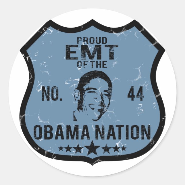 Adesivo Nação EMT Obama (Frente)