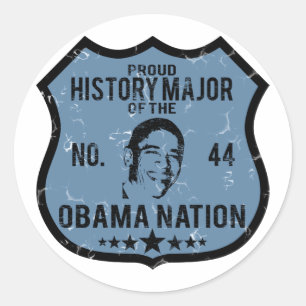 Adesivo Nação principal de Obama da história