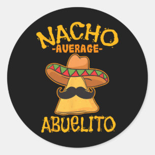 Adesivo Nacho Média Abuelito Avô Avô Cinco D