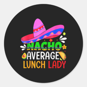 Adesivo Nacho Média Almoço Lady Cinco De Mayo Fiesta Mexi