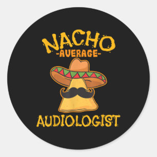 Adesivo Nacho Média Audiologista Cinco De Mayo Fiesta