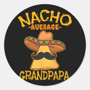 Adesivo Nacho Média Avô Avô Vovô Cinco