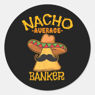 Adesivo Nacho Média Banker Bank Executive Financier Cinc