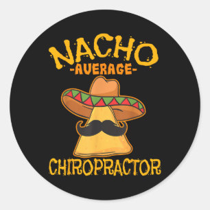 Adesivo Nacho Média Chiropractor Mexicano Cinco De Mayo F