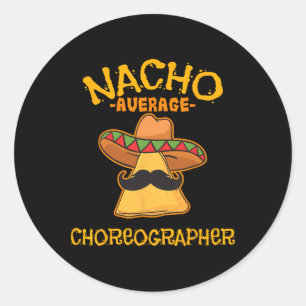 Adesivo Nacho Média Coreógrafo Cinco De Mayo Dançando