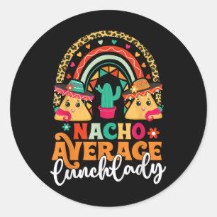 Adesivo Nacho Média de Almoço Lady Cinco De Mayo México Fi