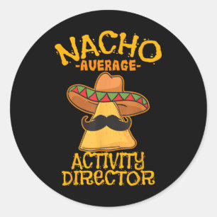 Adesivo Nacho Média de Atividade Diretor Cinco De Mayo Mex