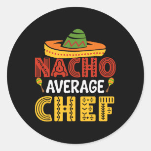 Adesivo Nacho Média de Chef Cinco De Mayo