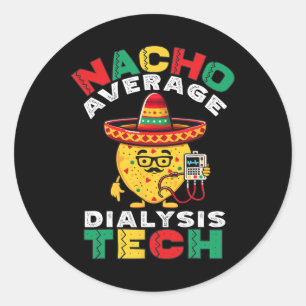 Adesivo Nacho Média de Diálise Técnica Cinco De Hemodiális