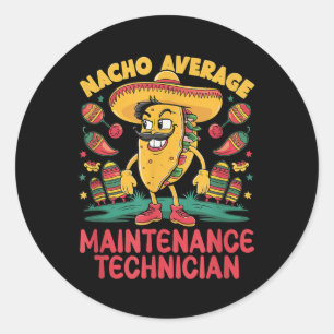Adesivo Nacho Média de Manutenção Cinco De Mayo