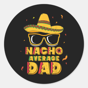Adesivo Nacho Média de Pai Camisa Cinco De Mayo Novo Pai P