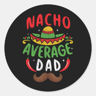 Adesivo Nacho Média de Pai Cinco De Mayo Matat Da Família 