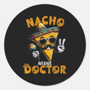 Adesivo Nacho Média Doutor Engraçado Doutor Cinco De Mayo 