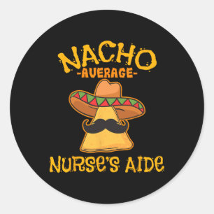 Adesivo Nacho Média Enfermeira Aide Cinco De Mayo Mexico