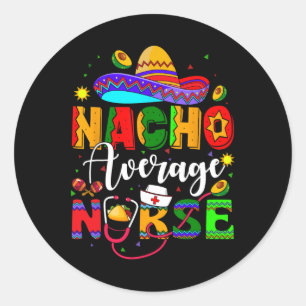 Adesivo Nacho Média Enfermeira Cinco De Mayo Fiesta Mexica