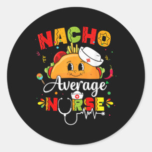Adesivo Nacho Média Enfermeira Cinco De Mayo Fiesta Mexica