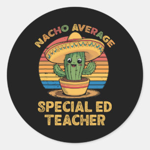 Adesivo Nacho Média Especial Professor de Educação Mexican