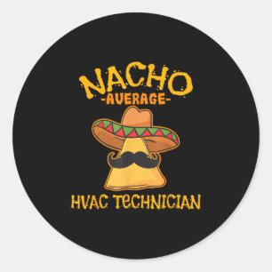 Adesivo Nacho Média Hvac Technician Cinco De Mayo Fiesta
