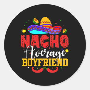 Adesivo Nacho Média Namorado Engraçada Mexicana Cinco De M