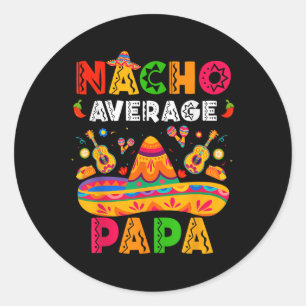 Adesivo Nacho Média Papa Cinco De Mayo Correspondência Mex
