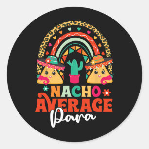 Adesivo Nacho Média Paraprofissional Cinco De Mayo Mexican