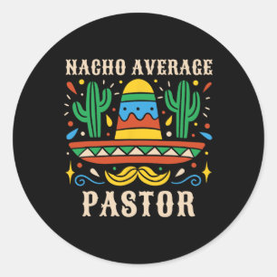 Adesivo Nacho Média Pastor Engraçado Mexicano Pastor Relig