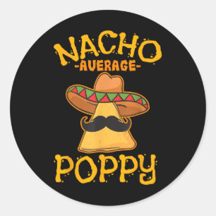 Adesivo Nacho Média Poppy Pai Pai Pai Papa Cinco De