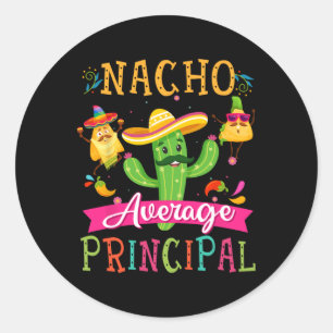 Adesivo Nacho Média Principal Engraçado Mexicano Cinco Cac