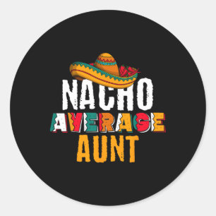 Adesivo Nacho Média Tia Cinco De Mayo Engraçado Mexicano L