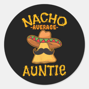 Adesivo Nacho Média Tia Mexicana Cinco De Mayo Tia Fi