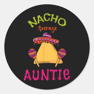 Adesivo Nacho Média Tia Mexicana Cinco De Mayo Tia Fi