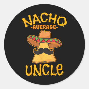 Adesivo Nacho Média Tio Cinco De Mayo Sombrero Mexicano