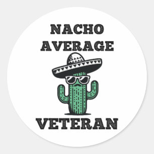 Adesivo Nacho Média Veterana Mexicana Cinco De Mayo