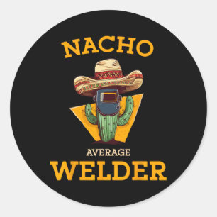 Adesivo Nacho Média Welder Mexicano de Piada de Metalúrgic