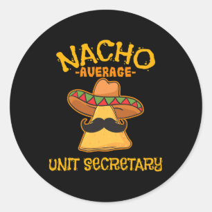 Adesivo Nacho Médio Secretário da Unidade Mexicana Cinco D