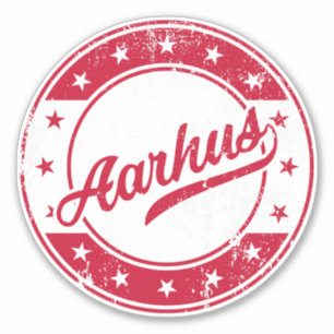 Adesivo Nacional - Aarhus Dinamarca Sticker