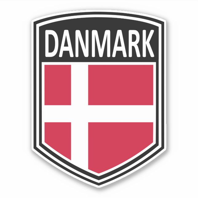 Adesivo Nacional - Danmark (Frente)