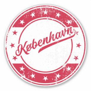 Adesivo Nacional - København Denmark Sticker