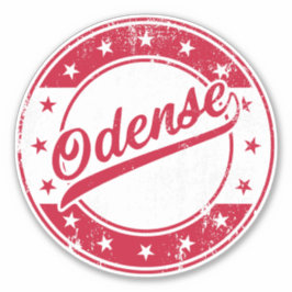 Adesivo Nacional - Odense Denmark Sticker