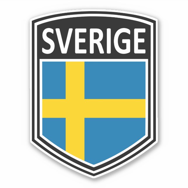 Adesivo Nacional - Sverige (Frente)
