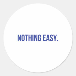 Adesivo Nada de Fácil Motivação, Esportes Curtos, Sócio
