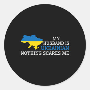 Adesivo Nada Me Assusta Meu Marido É Ucraniano Esposa Ukr