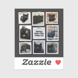 Adesivo Nada Melhor Que Um Gato Negro