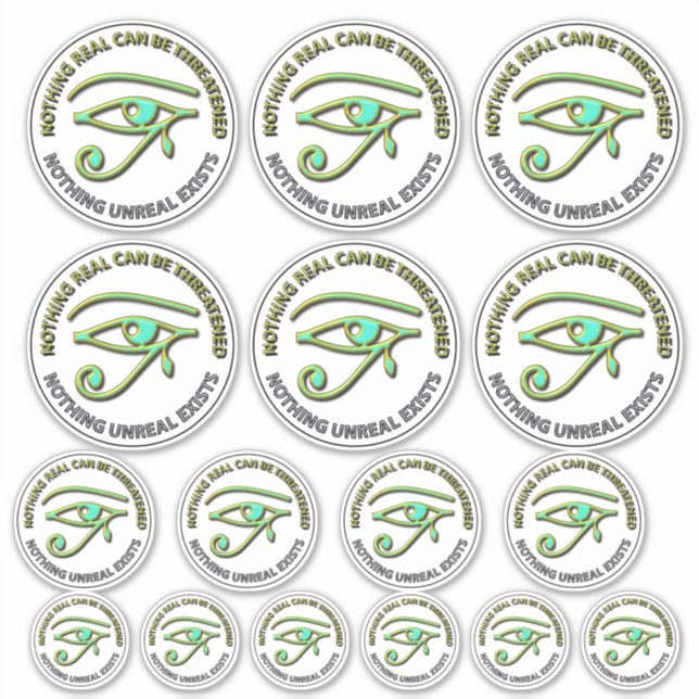 Adesivo Nada real pode ser ameaçado (Frente)