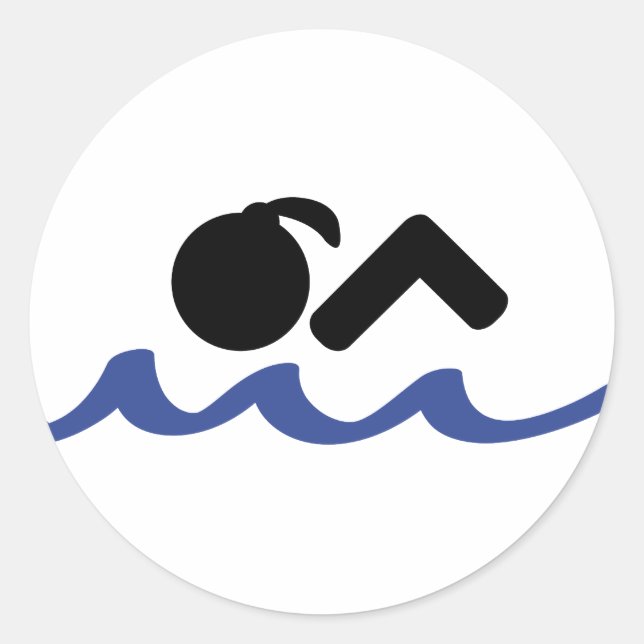 Adesivo nadadora (Frente)